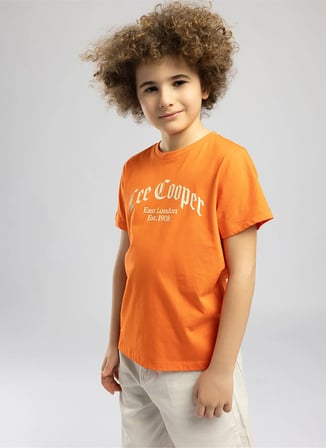 Lee Cooper Turuncu Erkek Çocuk T-Shirt 262 LCB 242002 ANTIQUE ORANJ