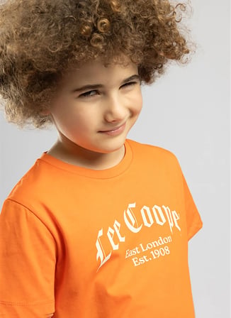 Lee Cooper Turuncu Erkek Çocuk T-Shirt 262 LCB 242002 ANTIQUE ORANJ