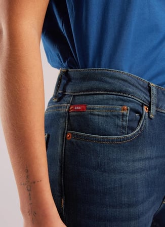 Lee Cooper Koyu Mavi Kadın Denim Pantolon 262 LCF 121004 SUSIE NILOYA FIX