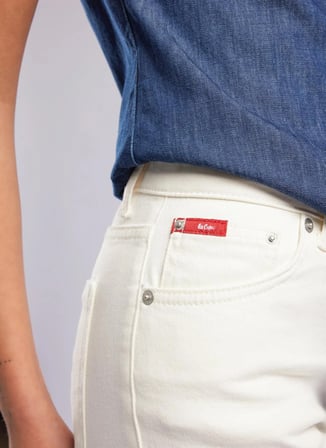 Lee Cooper Beyaz Kadın Denim Pantolon 262 LCF 121011 NEW CEASTER