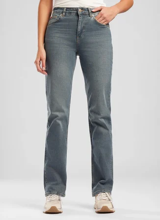 Lee Cooper Mavi-Yeşil Kadın Denim Pantolon 262 LCF 121013 NEW FALCON BLUE
