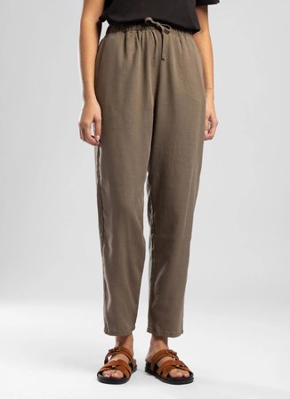 Lee Cooper Kahverengi Kadın Pantolon 262 LCF 221001 ALBERTA VIZON