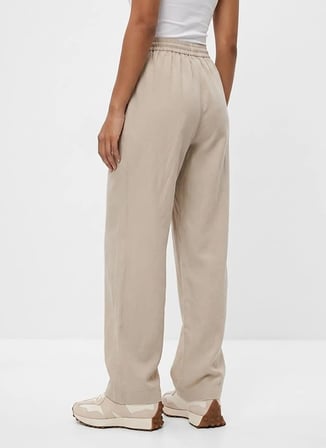 Bej Kadın Yün Karışımlı Pantolon 262 LCF 221004 PAIGE 2 BEJ