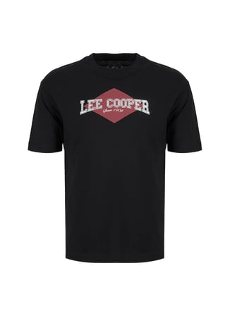 Lee Cooper Siyah Kadın Oversized Baskılı T-Shirt 262 LCF 242027 NINA 1 SİYAH