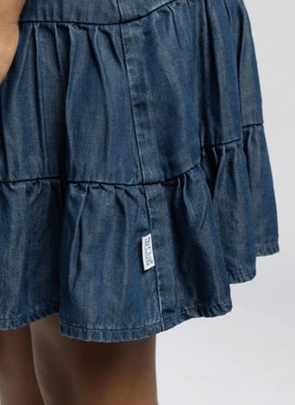 Lee Cooper Mavi Kız Çocuk Denim Etek 262 LCG 126001 SONAI DENIM