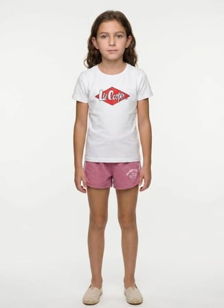 Lee Cooper Pembe Kız Çocuk Şort 262 LCG 221004 ALIN PEMBE