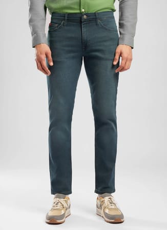 Lee Cooper Mavi Erkek Slim Straight Denim Pantolon 262 LCM 121011 JAGGER FERMI STORMY