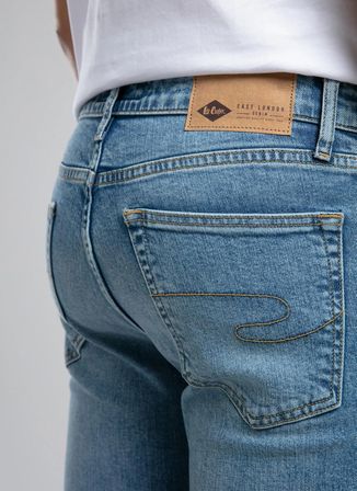 Lee Cooper Mavi Erkek Slim Straight Denim Pantolon 262 LCM 121018 JAGGER ERNESTO MID