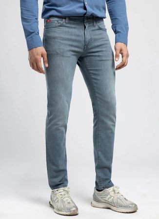 Lee Cooper Normal Bel Slim Straight Taş Erkek Denim Pantolon 262 LCM 121019 JAGGER FERB STONE