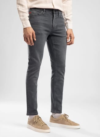 Lee Cooper Gri Erkek Slim Fit Denim Pantolon 262 LCM 121025 JACK SPRANG IRIS MID
