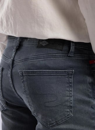Lee Cooper Gri Erkek Slim Fit Denim Pantolon 262 LCM 121025 JACK SPRANG IRIS MID