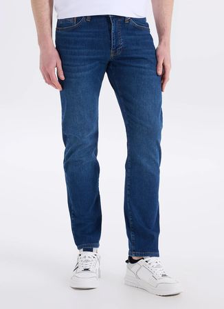 Lee Cooper Normal Bel Straight Mavi Erkek Denim Pantolon 262 LCM 121039 HARRY DEVON OLDH MID