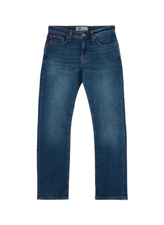 Lee Cooper Mavi Erkek Straight Denim Pantolon 262 LCM 121045 HARRY ANGEL STONE