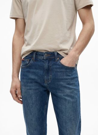 Lee Cooper Mavi Erkek Straight Denim Pantolon 262 LCM 121045 HARRY ANGEL STONE