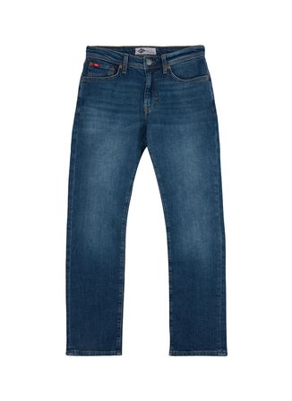 Lee Cooper Mavi Erkek Straight Denim Pantolon 262 LCM 121045 HARRY ANGEL STONE