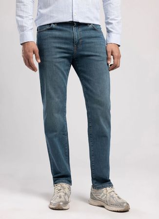 Lee Cooper Yeşil Erkek Straight Denim Pantolon 262 LCM 121051 RICKY FERB NILE LIGH