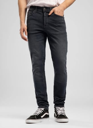 Lee Cooper Siyah Erkek Skinny Fit Denim Pantolon 262 LCM 121054 JEFF DEVON SMB BLACK