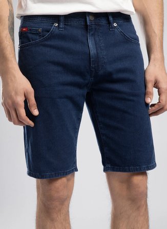 Lee Cooper Lacivert Erkek Regular Fit Denim Şort 262 LCM 121059 KENS DENIM