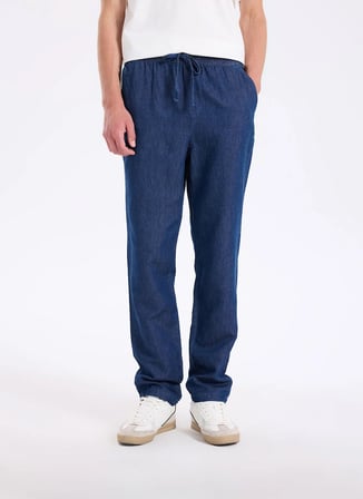 Lee Cooper Mavi Erkek Regular Straight Denim Pantolon 262 LCM 121061 NEW ABBIE ISLAND BLU