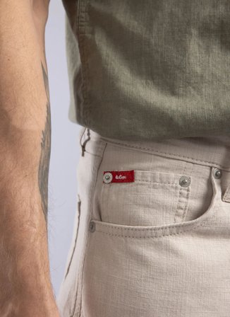 Lee Cooper Bej Erkek Straight Chino Pantolon 262 LCM 221002 RICKY ND 1 BEJ