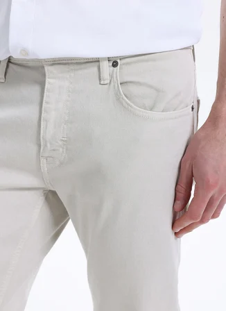Lee Cooper Normal Bel Slim Tapered Taş Erkek Chino Pantolon 262 LCM 221005 LONCE TAŞ