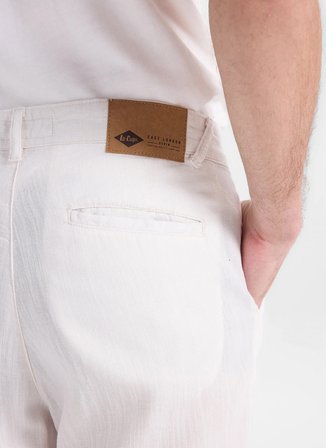 Lee Cooper Ekru Erkek Regular Tapered Chino Pantolon 262 LCM 221006 ZARSE 2 EKRU