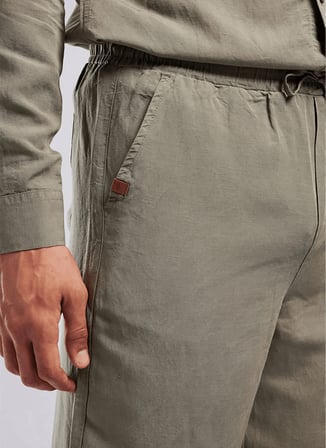 Lee Cooper Haki Erkek Relaxed Chino Pantolon 262 LCM 221009 RELAS A. HAKİ