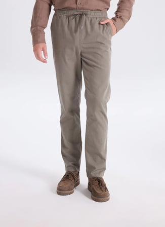 Lee Cooper Haki Erkek Regular Straight Chino Pantolon 262 LCM 221026 NEW HAKİ