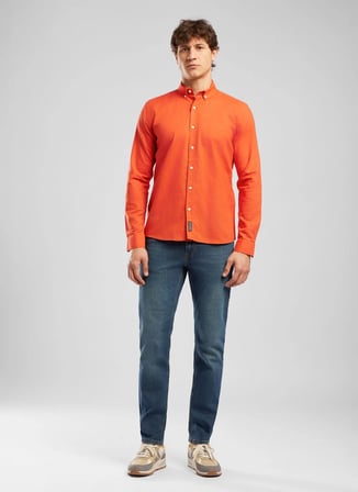 Lee Cooper Mercan Erkek Regular Fit Gömlek 262 LCM 241004 DAY MERCAN