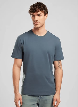 İndigo Erkek %100 Pamuk T-Shirt 262 LCM 242001 BASELO İNDİGO