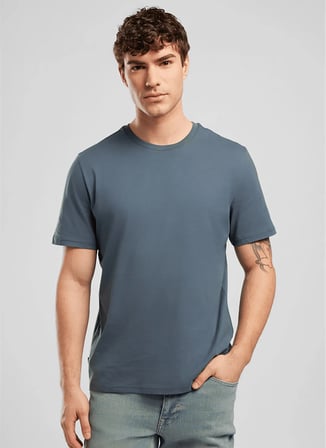 İndigo Erkek %100 Pamuk T-Shirt 262 LCM 242001 BASELO İNDİGO