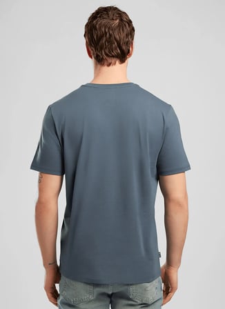 İndigo Erkek %100 Pamuk T-Shirt 262 LCM 242001 BASELO İNDİGO