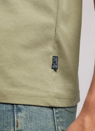 Lee Cooper Haki Erkek Regular Fit T-Shirt 262 LCM 242002 JONAT HAKİ