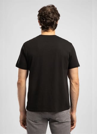 Lee Cooper Siyah Erkek Regular Fit T-Shirt 262 LCM 242002 JONAT SİYAH