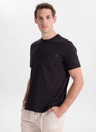 Lee Cooper Siyah Erkek Regular Fit T-Shirt 262 LCM 242003 VINCENT SİYAH