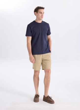Lee Cooper Lacivert Erkek Regular Fit T-Shirt 262 LCM 242003 VINCENT LACİVERT