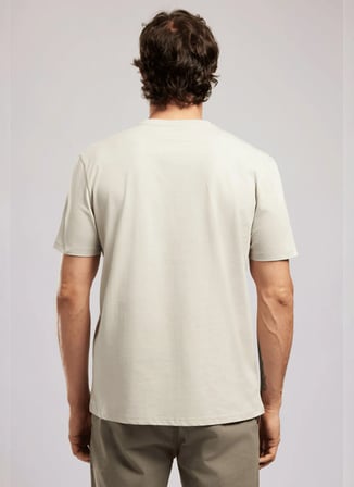 Lee Cooper Ekru Erkek Regular Fit Logo Baskılı T-Shirt 262 LCM 242003 VINCENT TAŞ