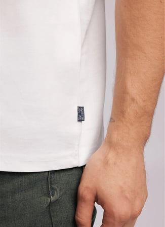 Lee Cooper Yuvarlak Yaka Beyaz Erkek T-Shirt 262 LCM 242004 LONDONLOGO BEYAZ-L
