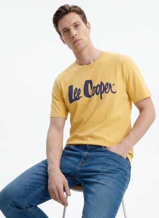 Lee Cooper T-Shirt, L, Safran