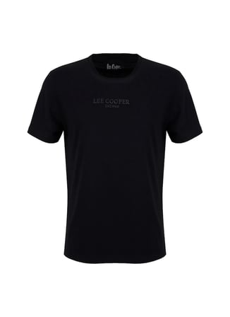 Lee Cooper Siyah Erkek Regular Fit Logo Baskılı T-Shirt 262 LCM 242008 OSWALD SİYAH