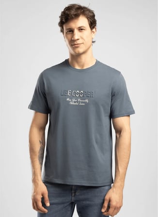 İndigo Erkek %100 Pamuk T-Shirt 262 LCM 242012 DESAVY İNDİGO