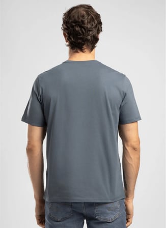 İndigo Erkek %100 Pamuk T-Shirt 262 LCM 242012 DESAVY İNDİGO