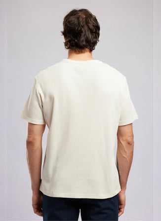Lee Cooper Bej Erkek Regular Fit T-Shirt 262 LCM 242013 CONROY BEJ