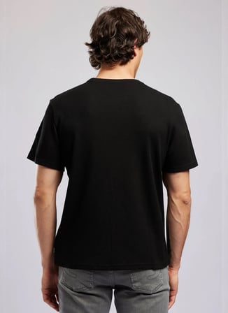 Lee Cooper Siyah Erkek Regular Fit T-Shirt 262 LCM 242013 CONROY SİYAH