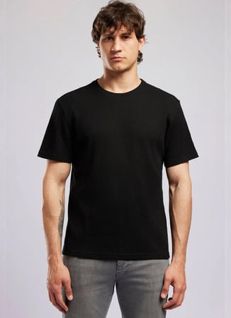 Lee Cooper Siyah Erkek Regular Fit T-Shirt 262 LCM 242013 CONROY SİYAH