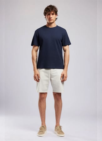 Lee Cooper Lacivert Erkek Regular Fit T-Shirt 262 LCM 242013 CONROY LACİVERT