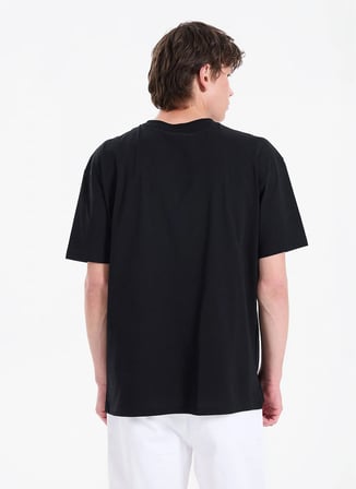 Lee Cooper Siyah Erkek Loose Fit T-Shirt 262 LCM 242019 ULRIC SİYAH