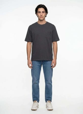 Lee Cooper Antrasit Erkek Regular Fit Logo Baskılı T-Shirt 262 LCM 242022 TODY ANTRASİT
