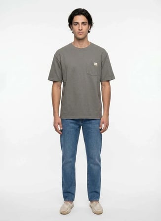 Lee Cooper Yeşil Erkek Regular Fit T-Shirt 262 LCM 242022 TODY OLIVE