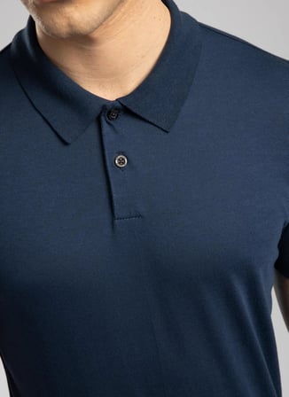Lacivert Erkek Modal Karışımlı Polo T-Shirt 262 LCM 242023 DENISE LACİVERT